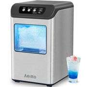 Aeitto Nugget Ice Maker, 55 lbs/day, Black