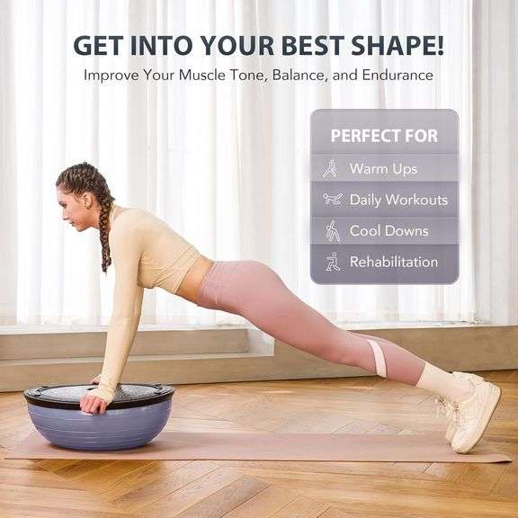 ZELUS Balance Ball Trainer, 23 Inch Ball