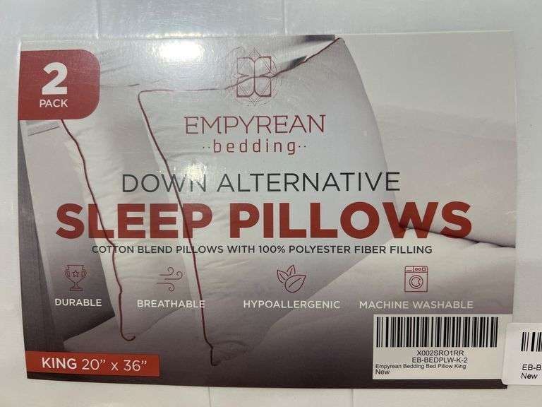 Empyrean Bedding King Pillows PACK OF 2