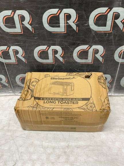 Unbranded 4-Slice Steel Long Slot Toaster