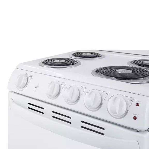 20 in. 2.3 cu. ft. Electric Range in White