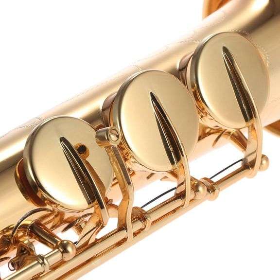 Brass Soprano Sax Bb, Shell Key Carve
