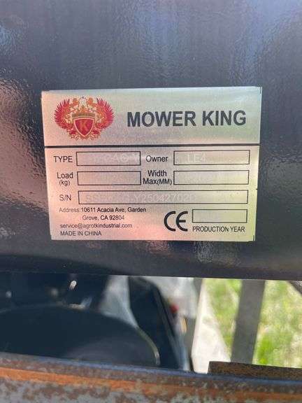 2025 Mower King SSECAG-Y Skid Steer Auger Attachment with 3 Augers