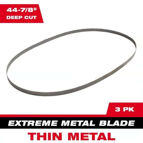 Milwaukee Metal Band Saw Blade 12/14 TPI 3 pk