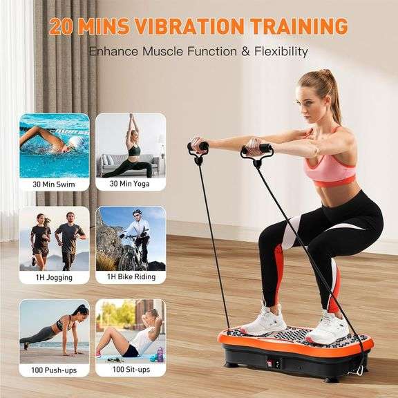 Vibration Plate Exercise Machine for Weight Loss
