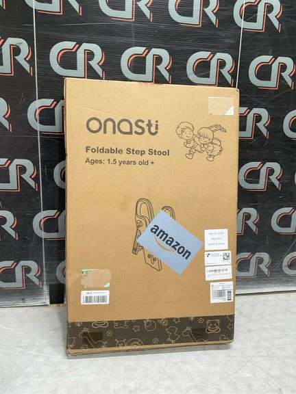 Onasti Foldable Toddler Step Stool, 3-Step, Green