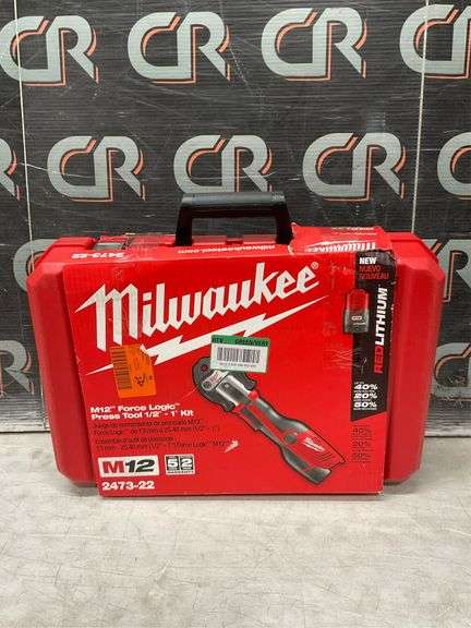 M12 12V Cordless Press Tool Kit, 3 Jaws