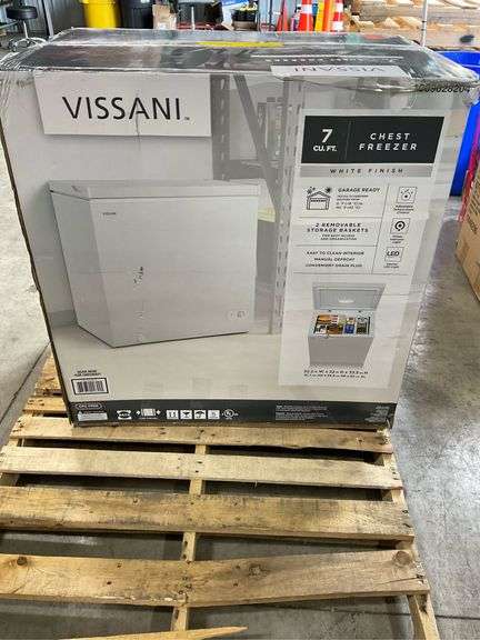 7.0 cu. ft. Chest Freezer w/ LED Light in White