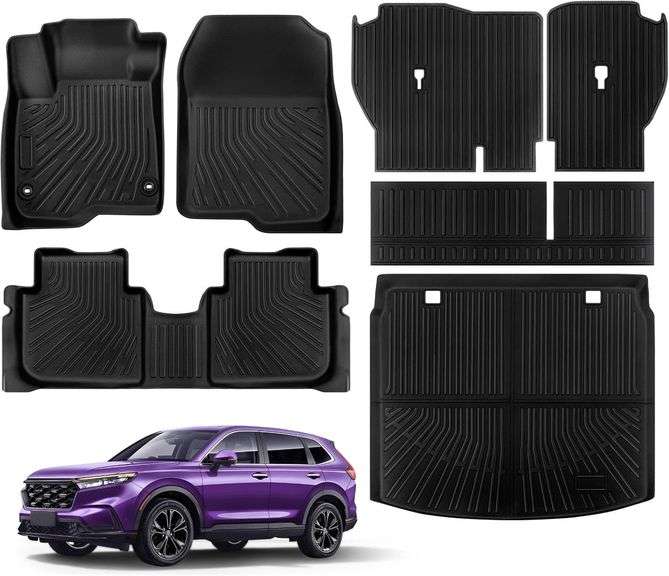 Honda CR-V 2025-2023 Hybrid Floor Mats (Not Gas)