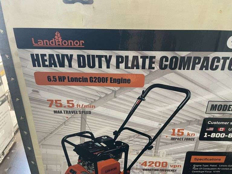 2025 Land Honor LHR-PC90 Heavy Duty Plate Compactor