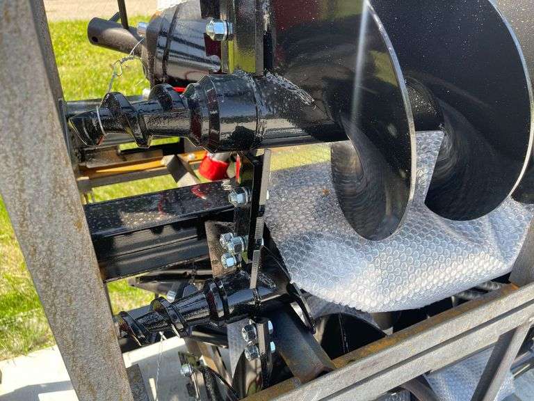 2025 Mower King SSECAG-Y Skid Steer Auger Attachment with 3 Augers