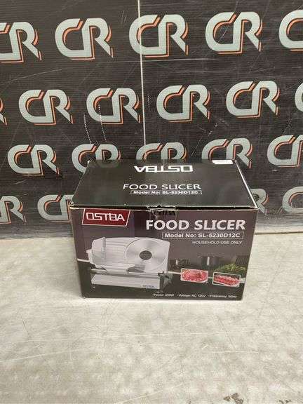 OSTBA Meat Slicer, Dual 7.5' Blades