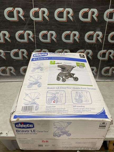 Chicco Bravo LE ClearTex Quick-Fold Stroller