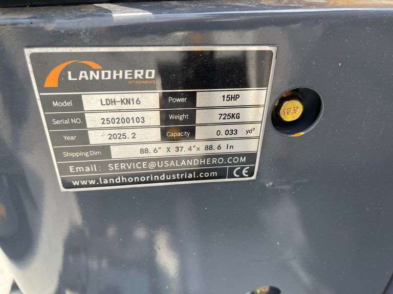 2025 Land Hero LDH-KN16 Mini Excavator