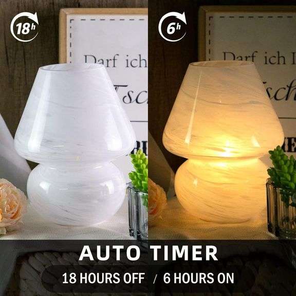 Battery Operated Cordless Table Lamps (Cloud)