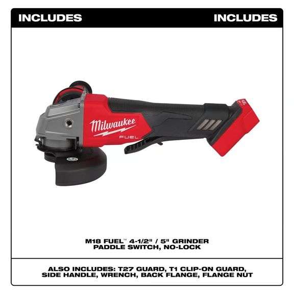 Milwaukee M18 FUEL Cordless Grinder Tool Only