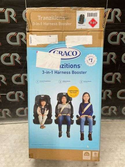 Graco Tranzitions 3-in-1 Booster Car Seat, Marley