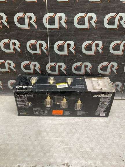 Artika Champagne Globe 26 in. 3 Light LED Vanity