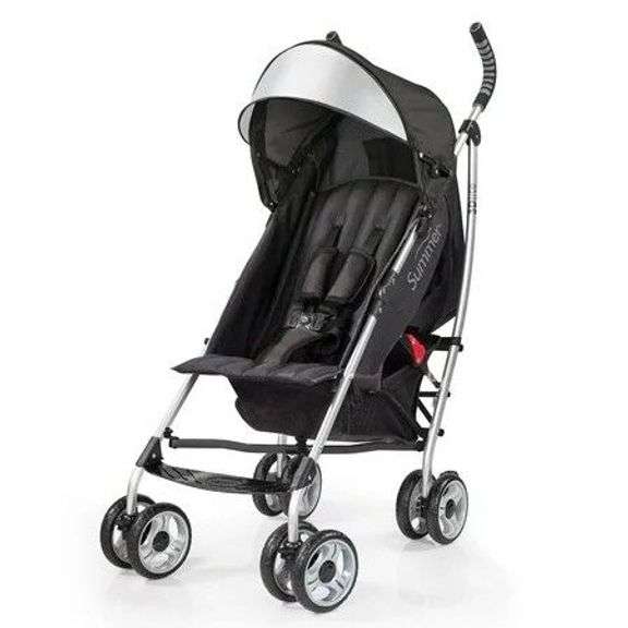 Summer Infant 3Dlite Stroller, Black