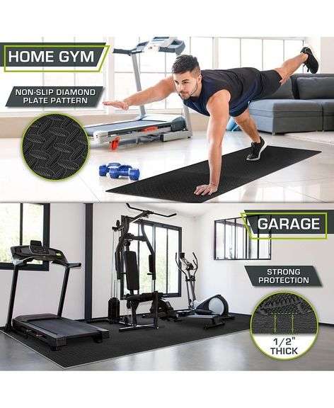 ProsourceFit Exercise Puzzle Mat 1/2-in, 144 Sq Ft
