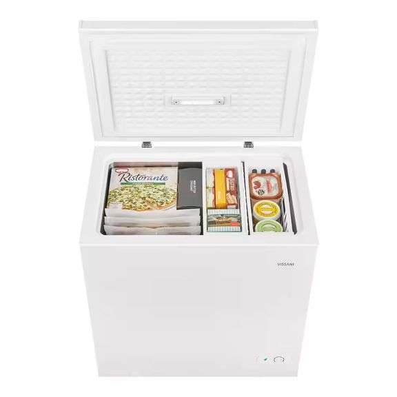 7.0 cu. ft. Chest Freezer w/ LED Light in White