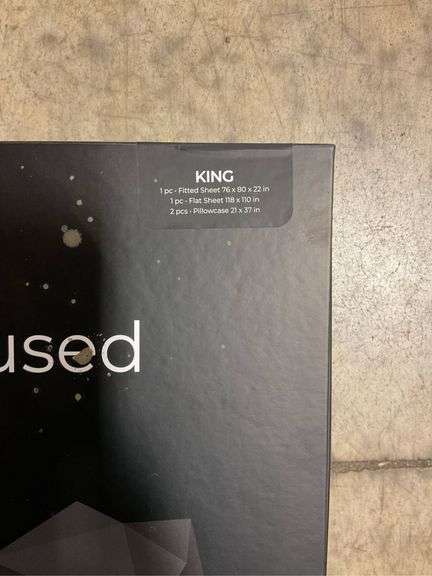 Charcoal Infused Sheet Set-King Size