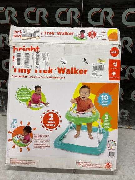 Bright Starts Tiny Trek 2-in-1 Baby Walker