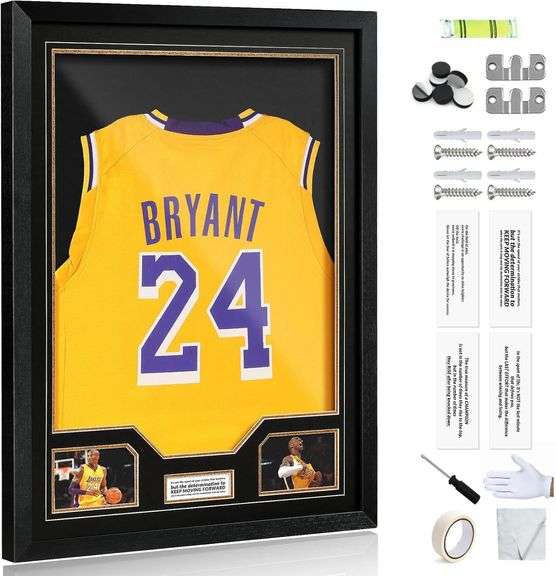 Jersey Frame Display Case, Large Clear Acrylic Box