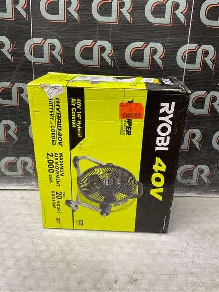 40V 14 in. Cordless Hybrid Air Cannon Fan
