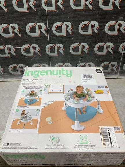Ingenuity 2-in-1 Activity Jumper & Table