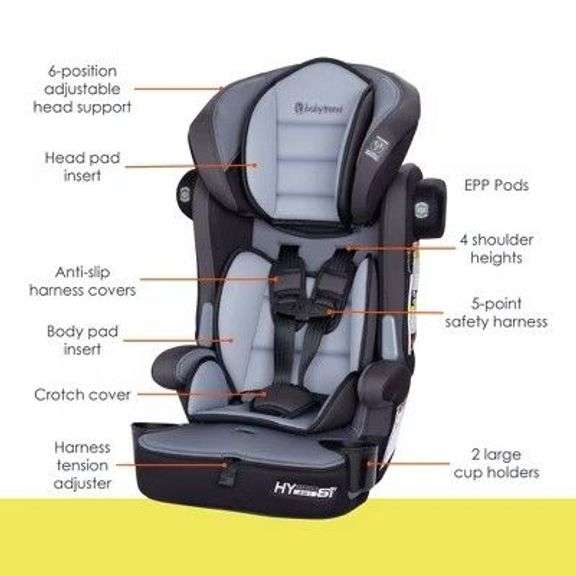 Baby Trend Hybrid SI Booster Seat - Madrid Black