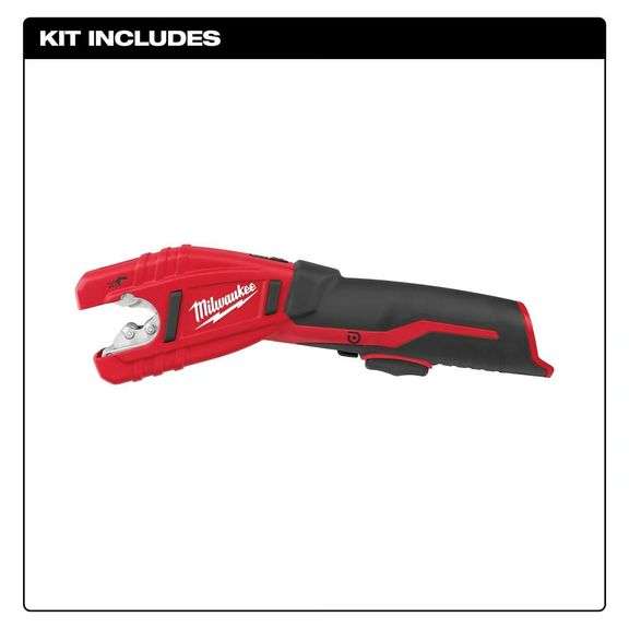 Milwaukee M12 Tubing Cutter 14 in. L Black/Red
