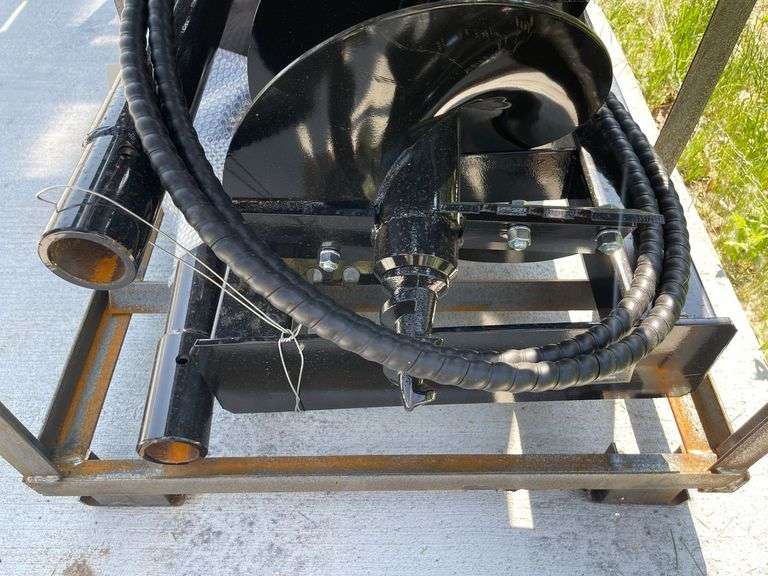 2025 Mower King SSECAG-Y Skid Steer Auger Attachment with 3 Augers