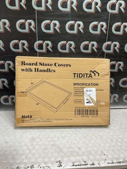 Stove Top Covers- Acacia Wood, 30x22x2.49