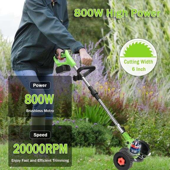 Weed Wacker Cordless, 36V, Grass Trimmer/Edger