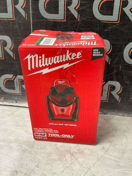 Milwaukee M12 12V Cordless Jobsite Fan (Tool-Only)