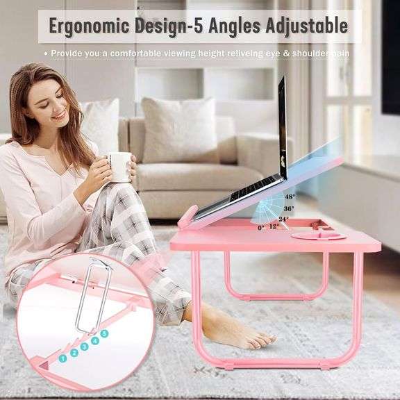 Laptop Desk for Bed Couch, Portable Lap Desk