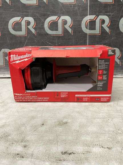 Milwaukee Trap Snake Auger Drain Cleaning Kit