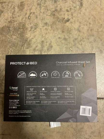 Charcoal Infused Sheet Set-King Size