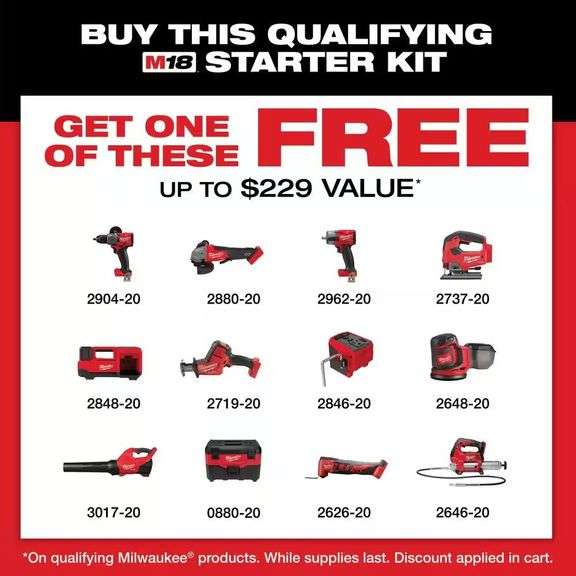 Milwaukee M18 18V Lithium-Ion High Output Kit
