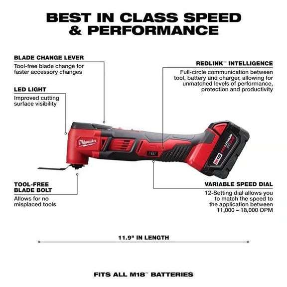 Milwaukee M18 Cordless Multi-Tool Kit