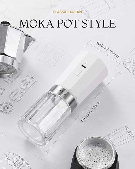 FORLIM 2-Speed Electric Grinder Set, 800mAh