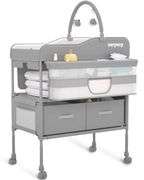 Folding Changing Table, Waterproof & Adjustable