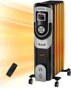 Oil Filled Radiator Heater with Remote, 3 Modes