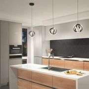 Vivaldi 16W Black LED Mini Pendant Light