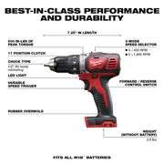 Milwaukee M18 Cordless 2 Tool Drill/Impact Kit