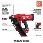 Milwaukee M18 FUEL 3-1/2 in. Framing Nailer