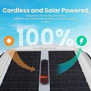 Solar Auto Robotic Pool Skimmer, Dual Mode, White
