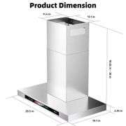 30in 900CFM Insert Range Hood Stainless Steel