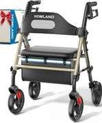 Rollator Walker, 8' Wheels, 350 lb. Capacity